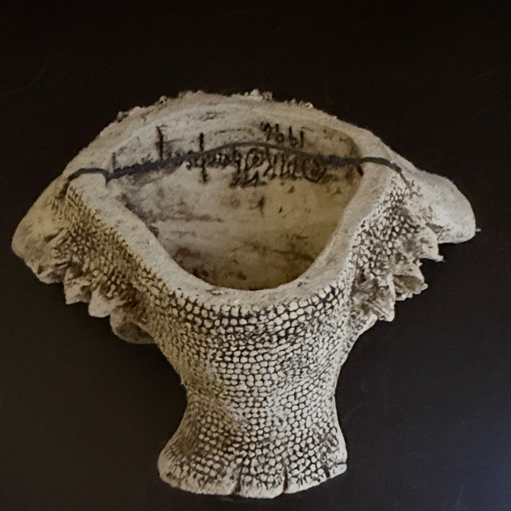 Intricate Cream Gargoyle Wall Art - Picture 2 of 3